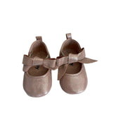 Rosebud Leather Shoes - Powder